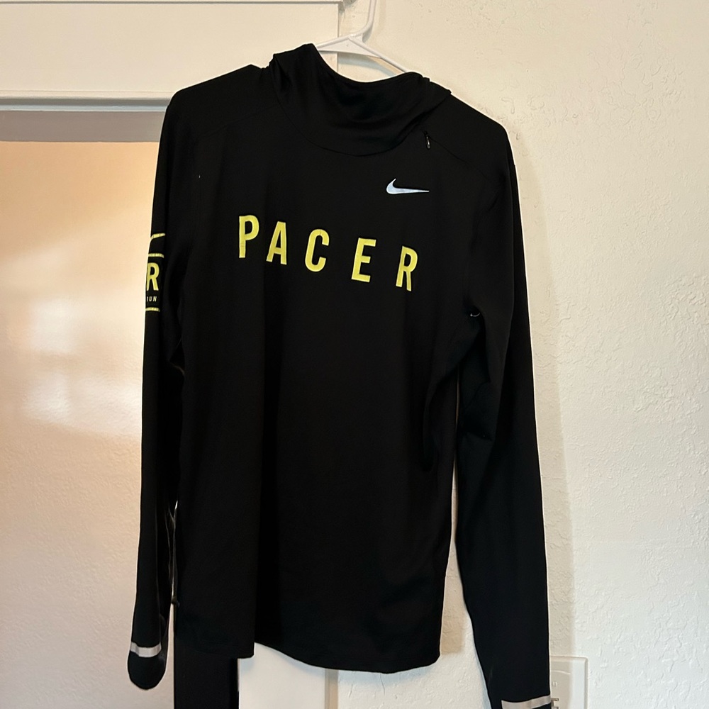 Black Nike Pacer Premium Running Hoodie